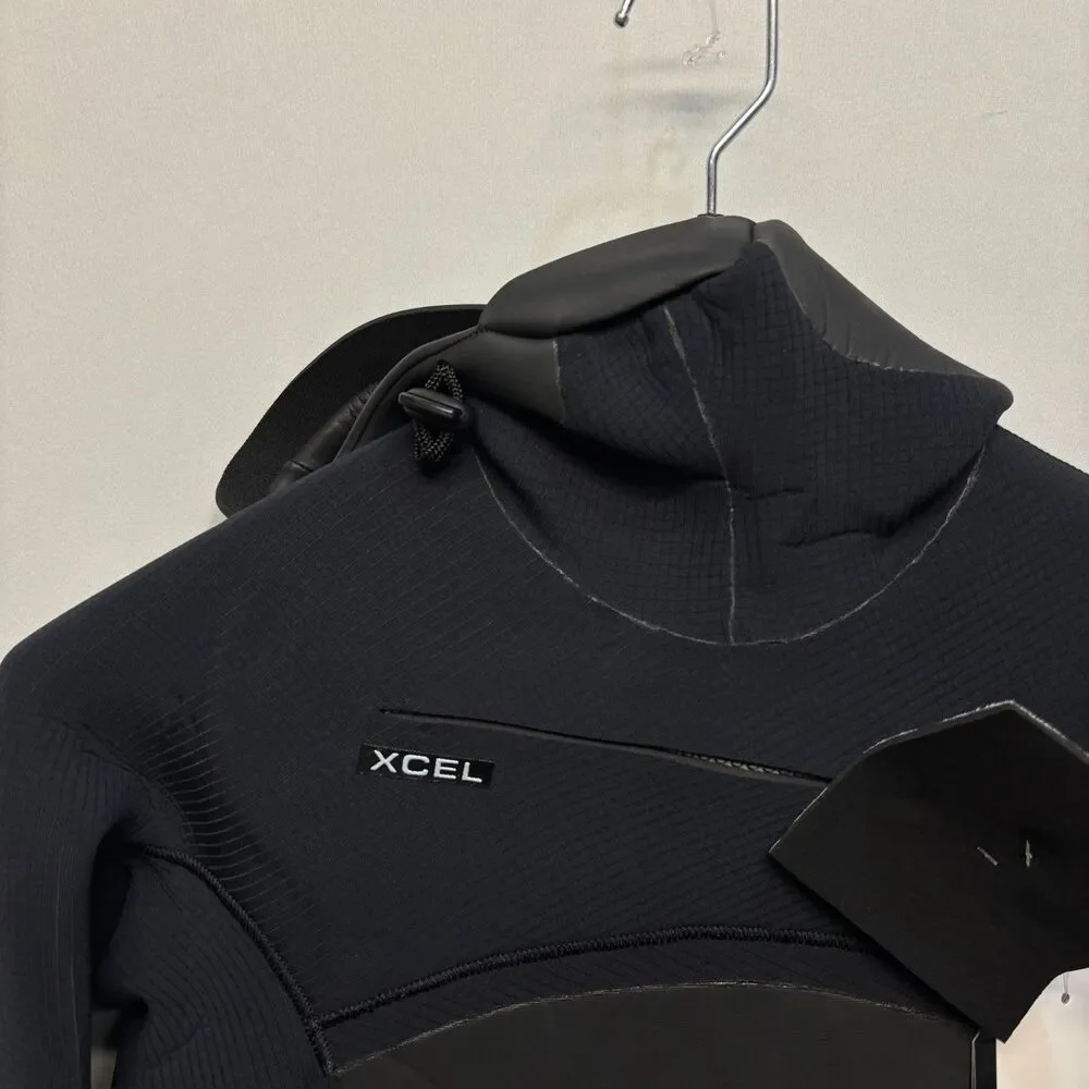 NWT Xcel Infiniti Women 5/4mm Hooded Wetsuit Chest Zip Size 10S WR54ZH20 D120 -2